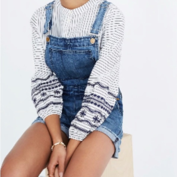 Madewell Adirondack Short Overalls - Small - Picture 5 of 10